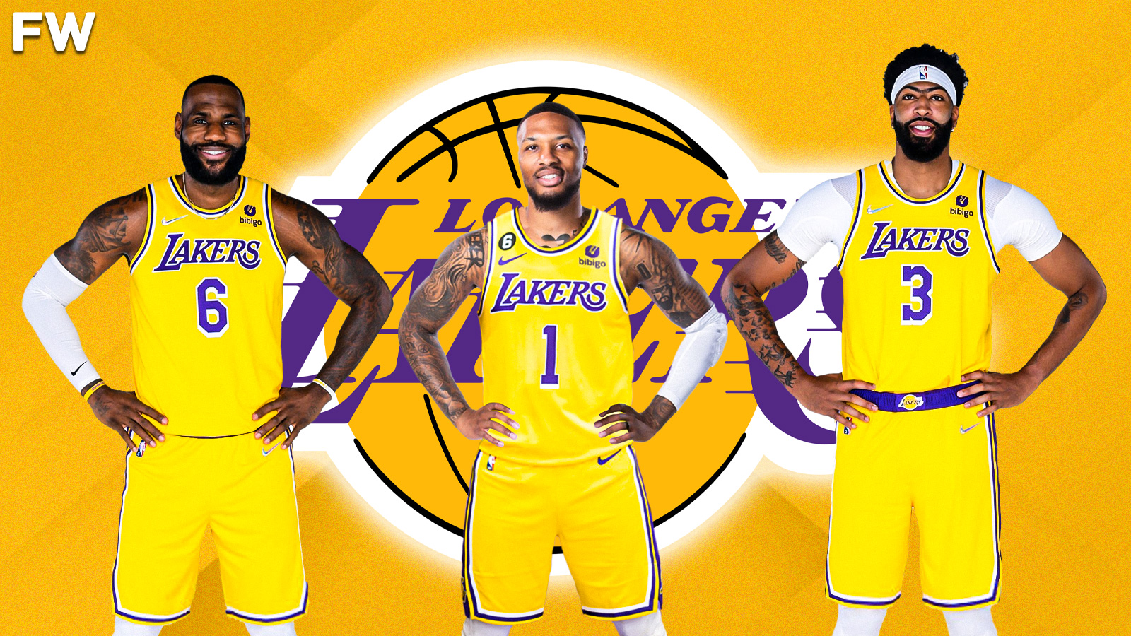 LeBron James, Damian Lillard, Anthony Davis