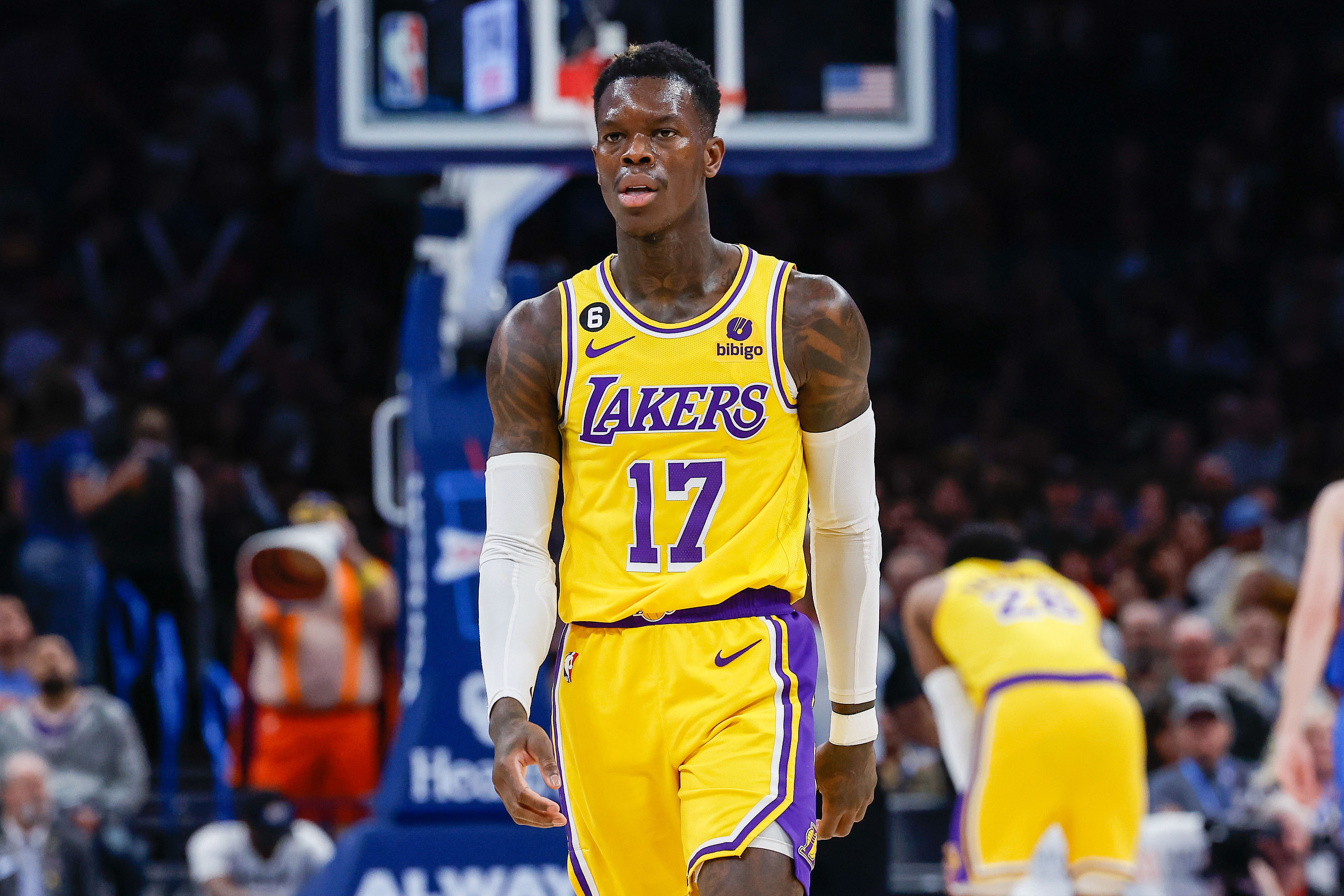Dennis Schroder Blasts Lakers Fan Who Criticized Him For Celebrating Their Win Over The Magic: "Shut Up And Get Off My Page"