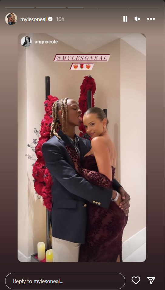 Shaquille O'Neal's Son Posts A Hot Picture Of "Licking" His Girlfriend Angelica Streetman