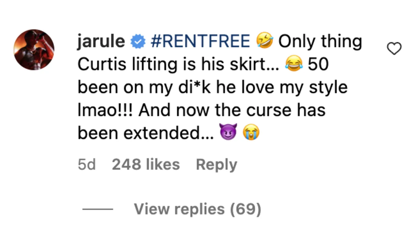 Ja Rule Went Off At 50 Cent After He Said Ja's Halftime Performance Cursed The Minnesota Timberwolves: "50 Been On My D*ck"