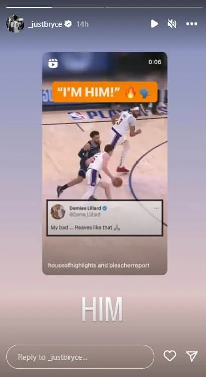 LeBron James' Son, Bryce Agrees With Austin Reaves' "I'm Him" Proclamation