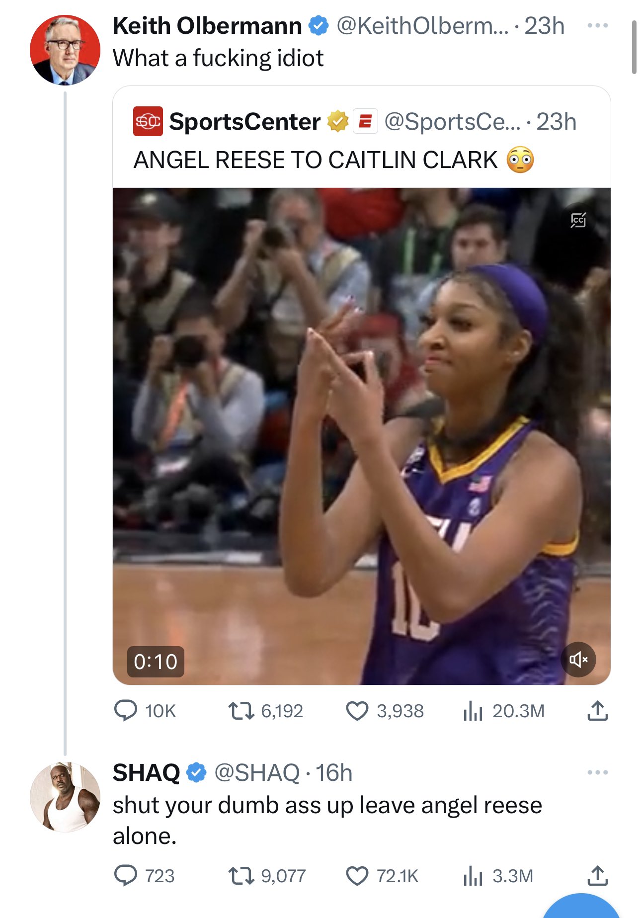 Keith Olbermann vs. Shaquille O'Neal