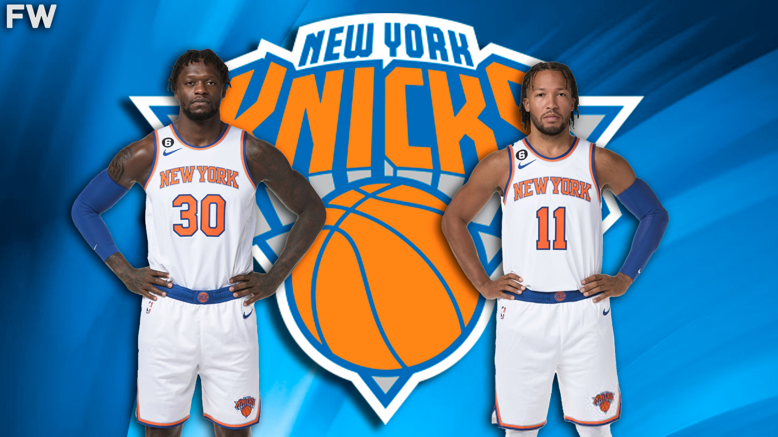 Julius Randle and Jalen Brunson