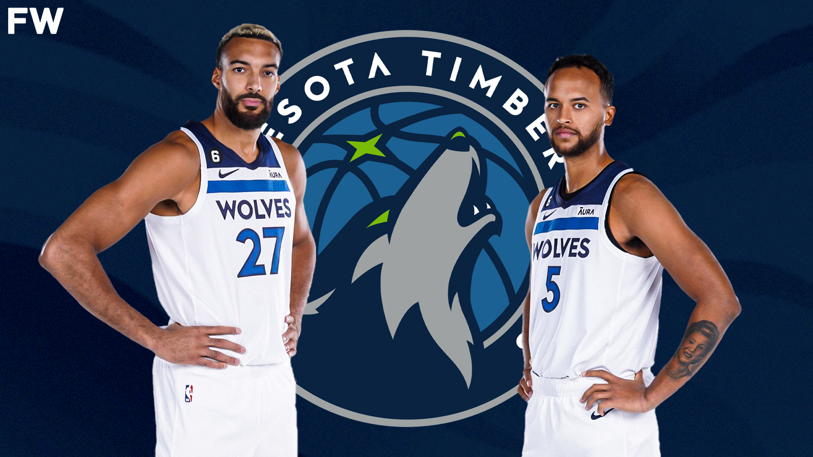 Rudy Gobert and Kyle Anderson