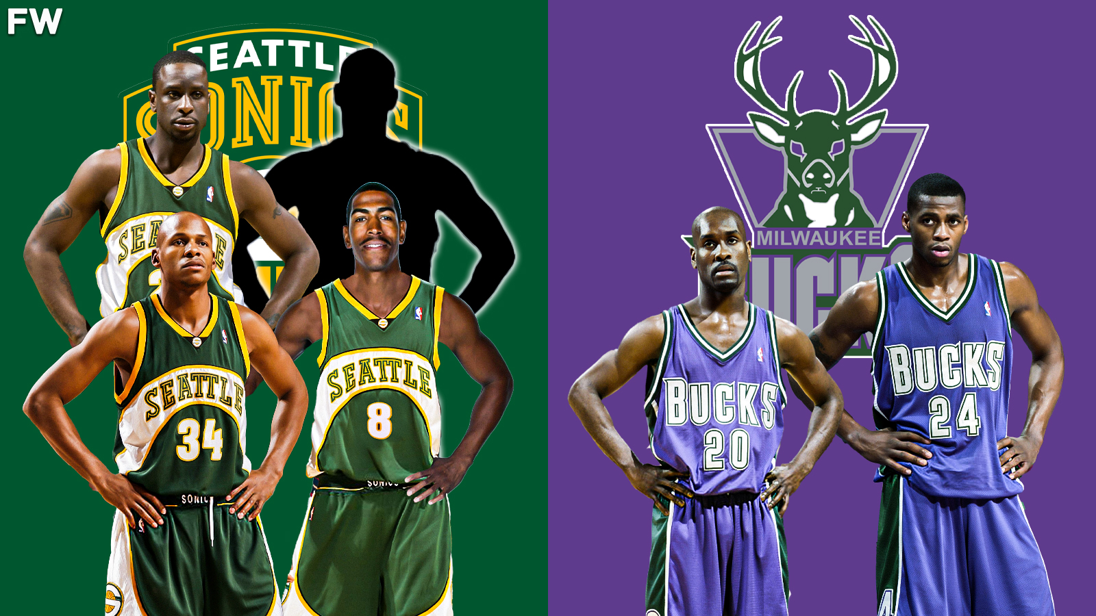 The Milwaukee Bucks Trade Ray Allen To The Seattle SuperSonics
