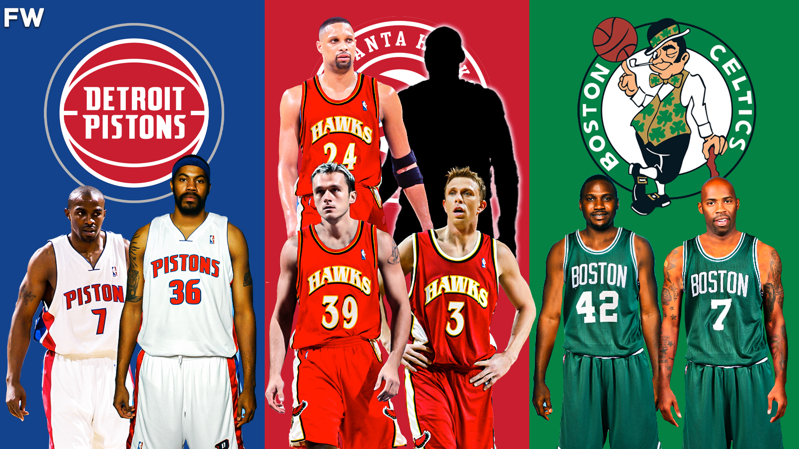 The Atlanta Hawks Trade Rasheed Wallace To The Detroit Pistons