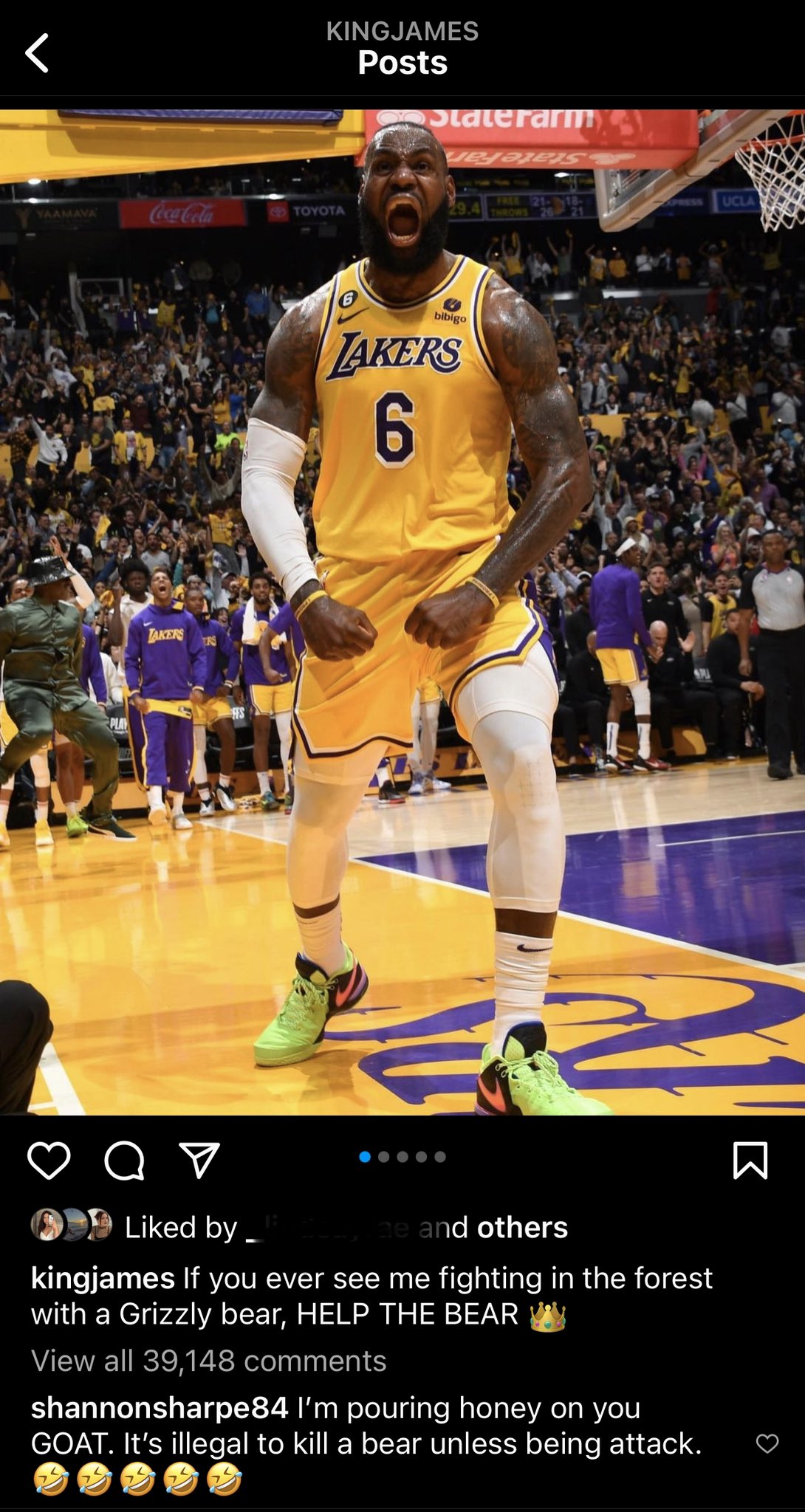 Shannon Sharpe's comment