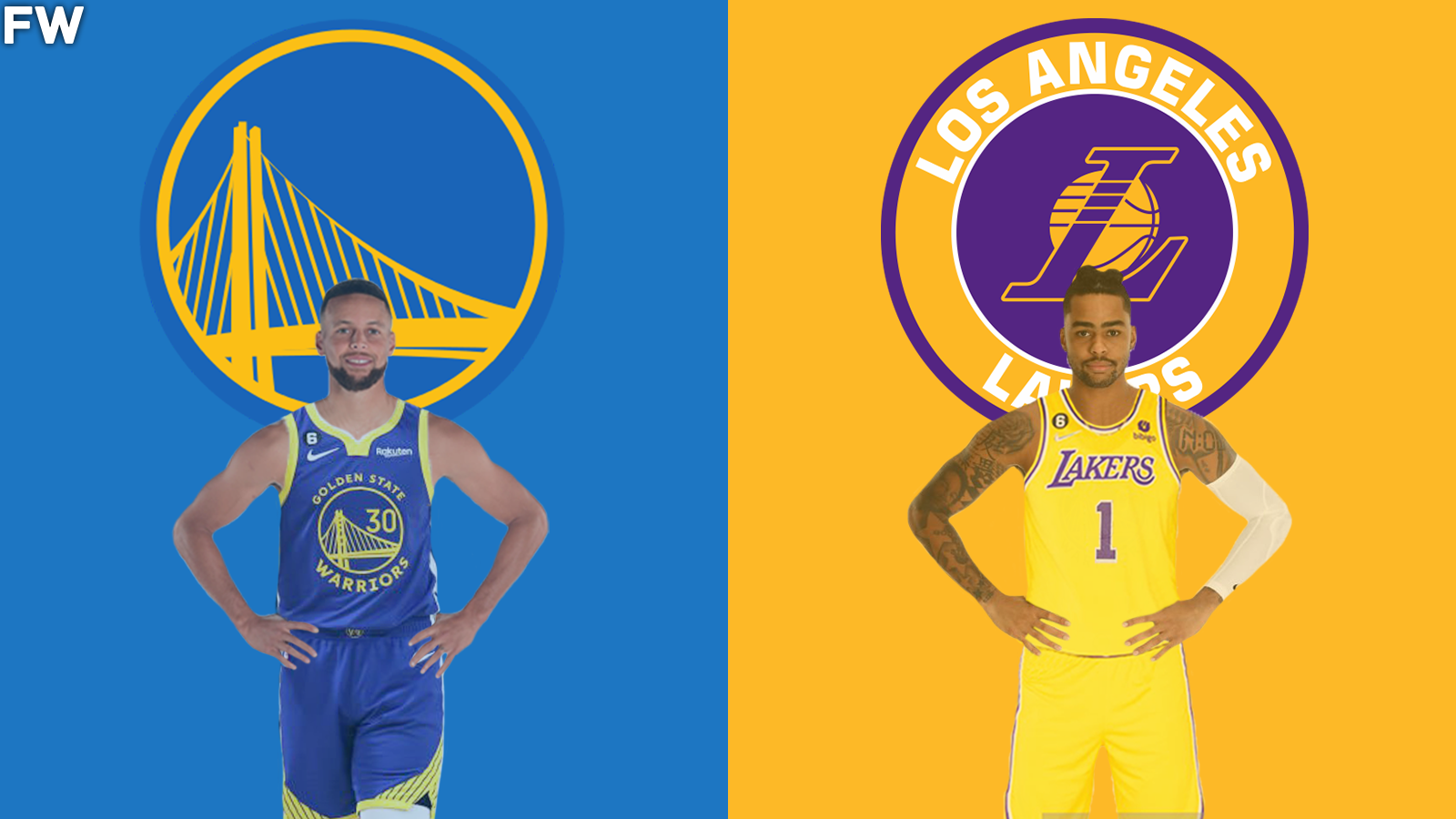 Stephen Curry vs. D’Angelo Russell