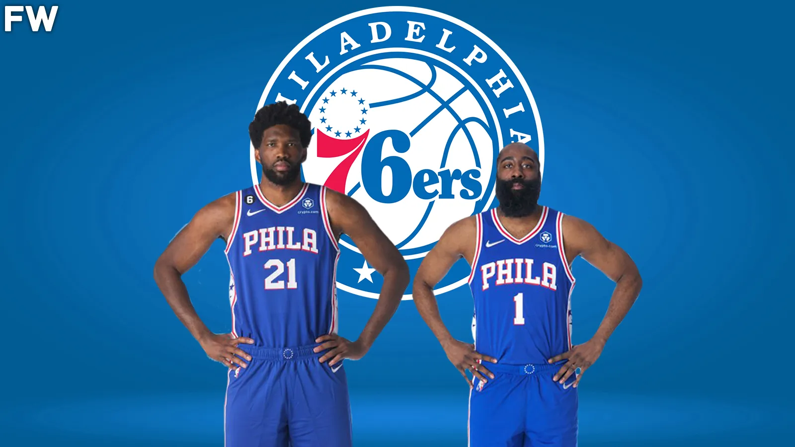 Joel Embiid and James Harden
