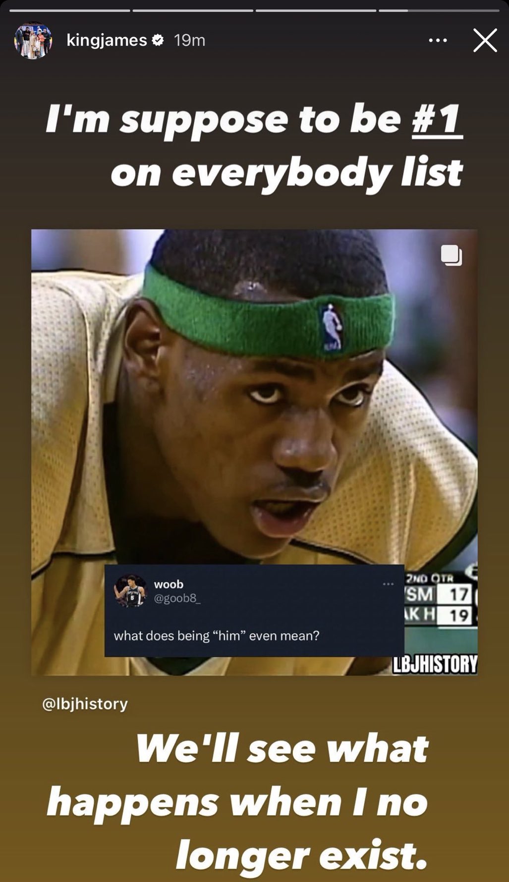 LeBron James Quotes Jay-Z When Explaining The Meaning Of 'I'm Him' To A Fan