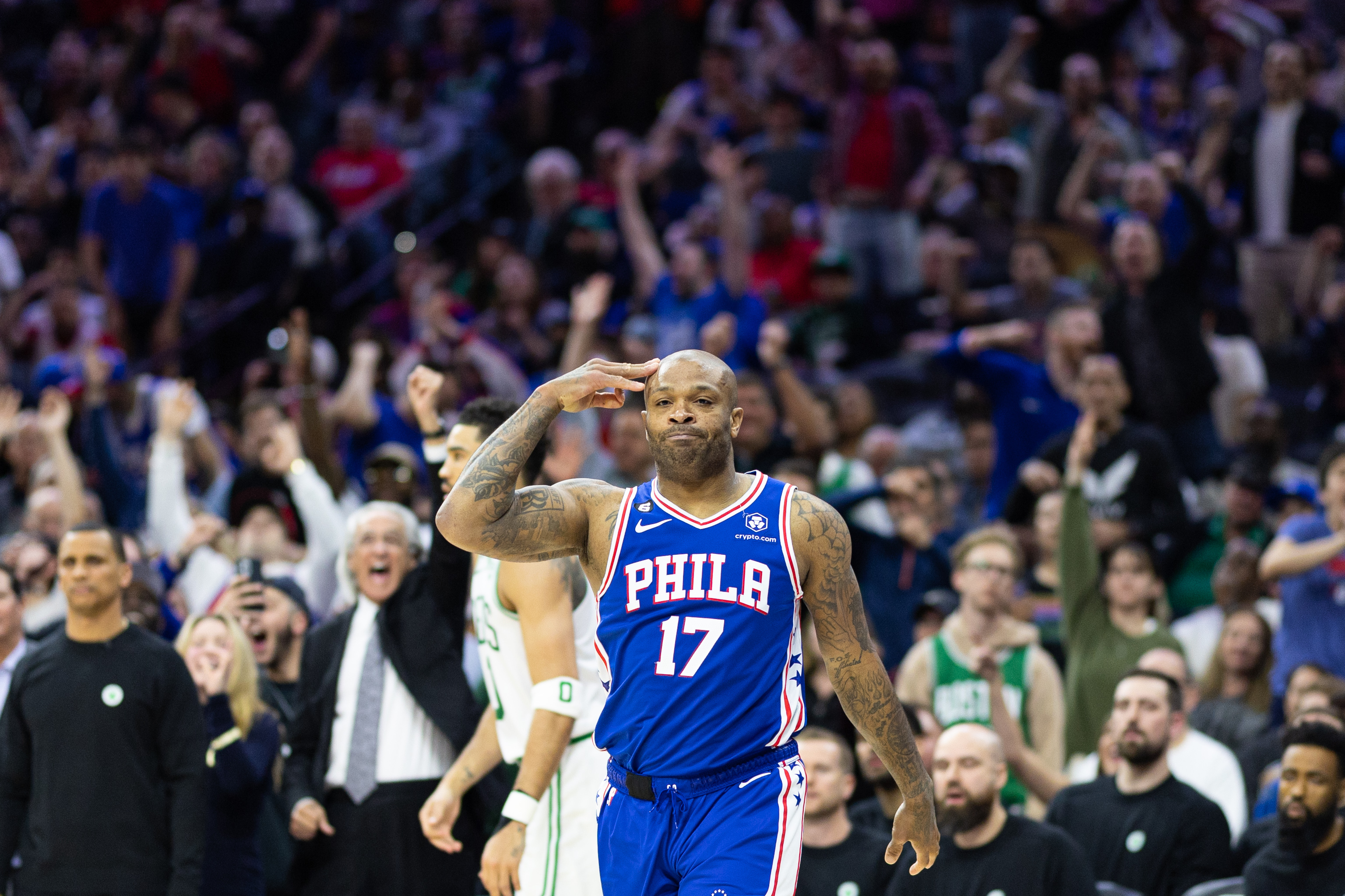 P.J. Tucker Thinks His Strong Leadership Makes Him Underpaid: "I'm A Social Worker And An NBA Role Player"