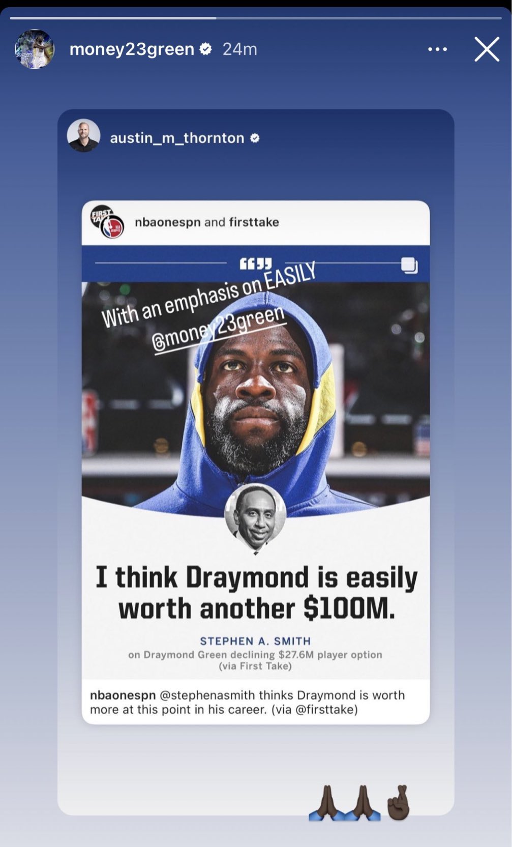 draymond 100 million
