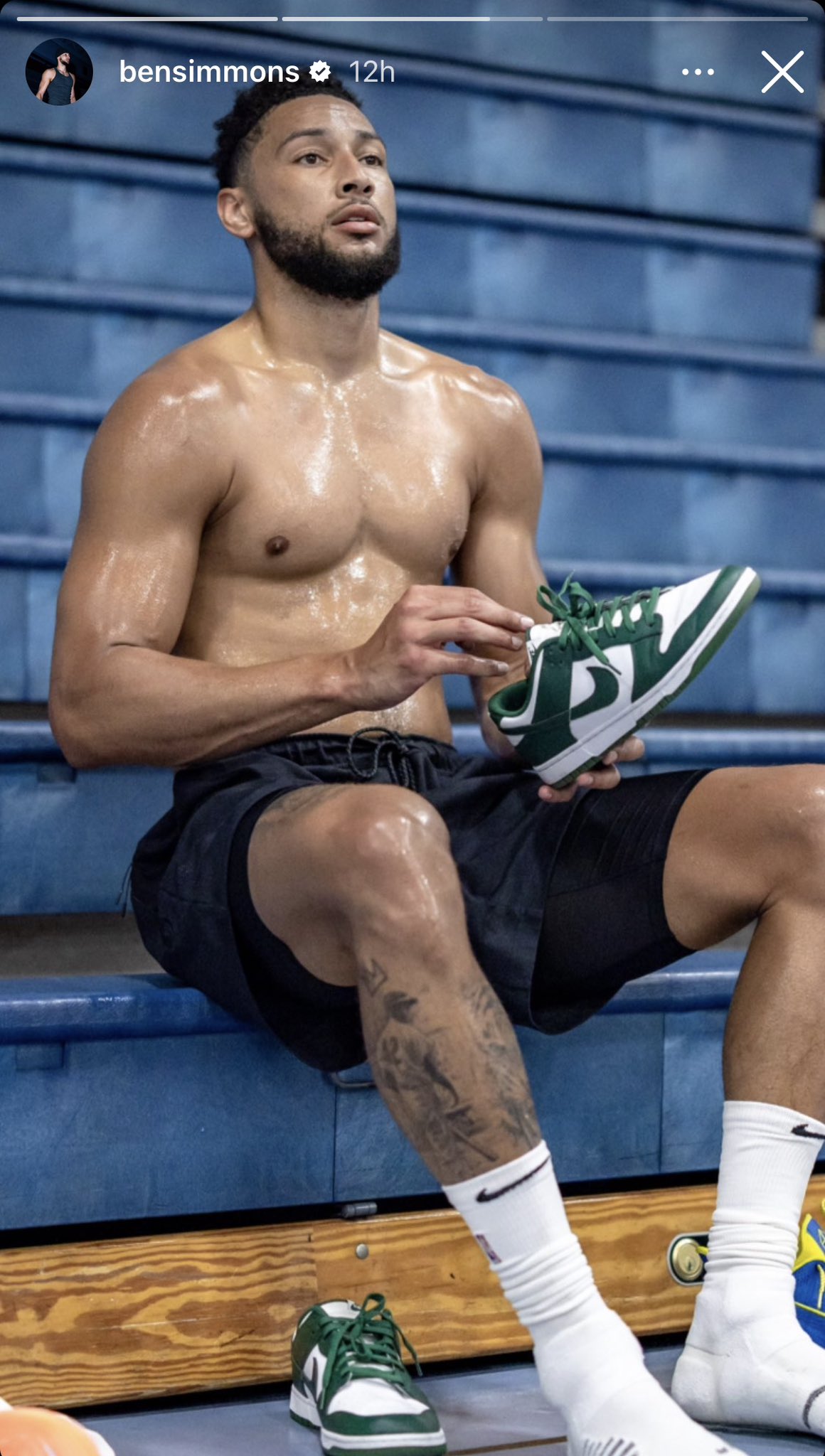 Ben Simmons Shows He's Back On The Court In Latest Instagram Post