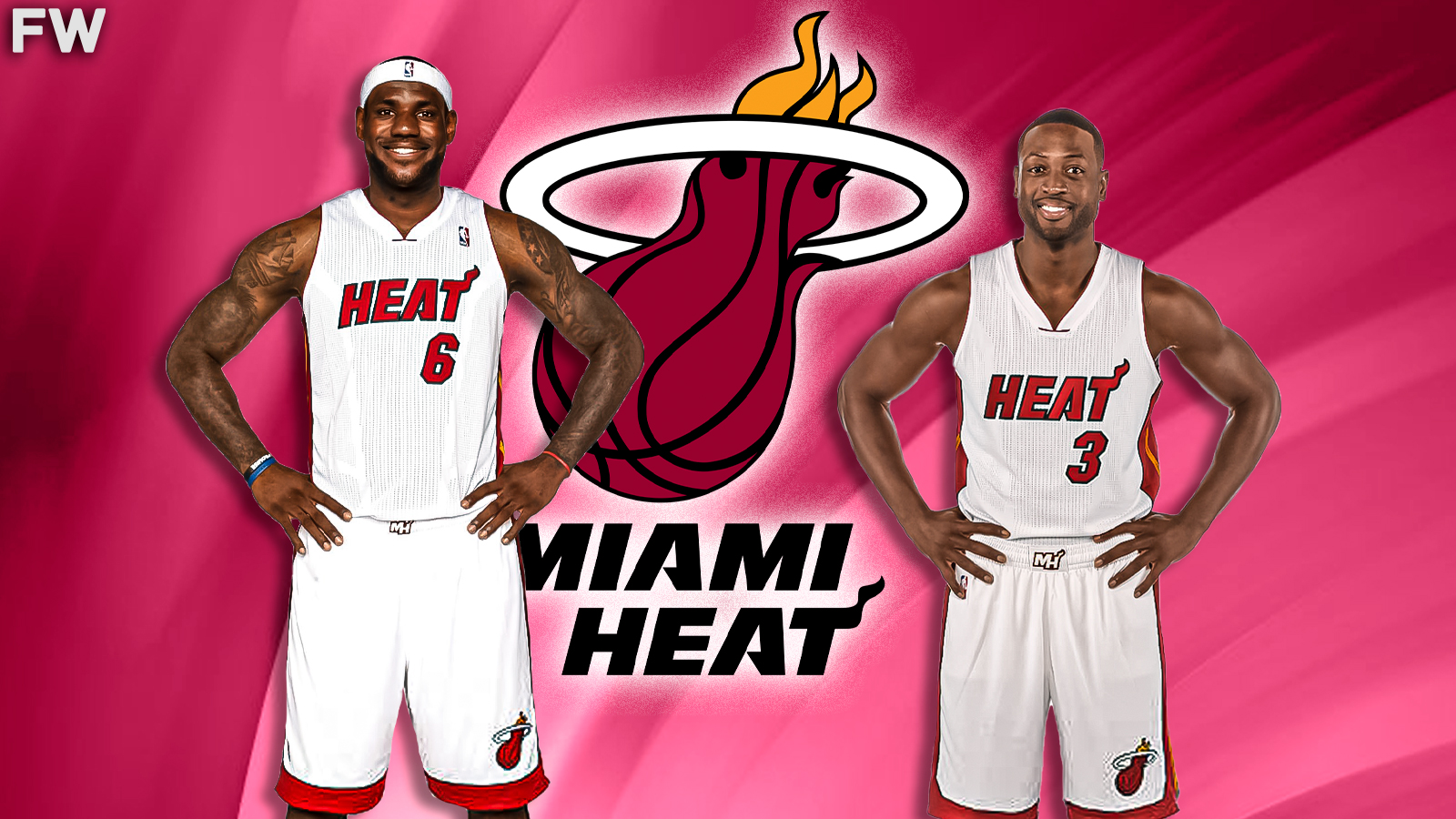 LeBron James and Dwyane Wade