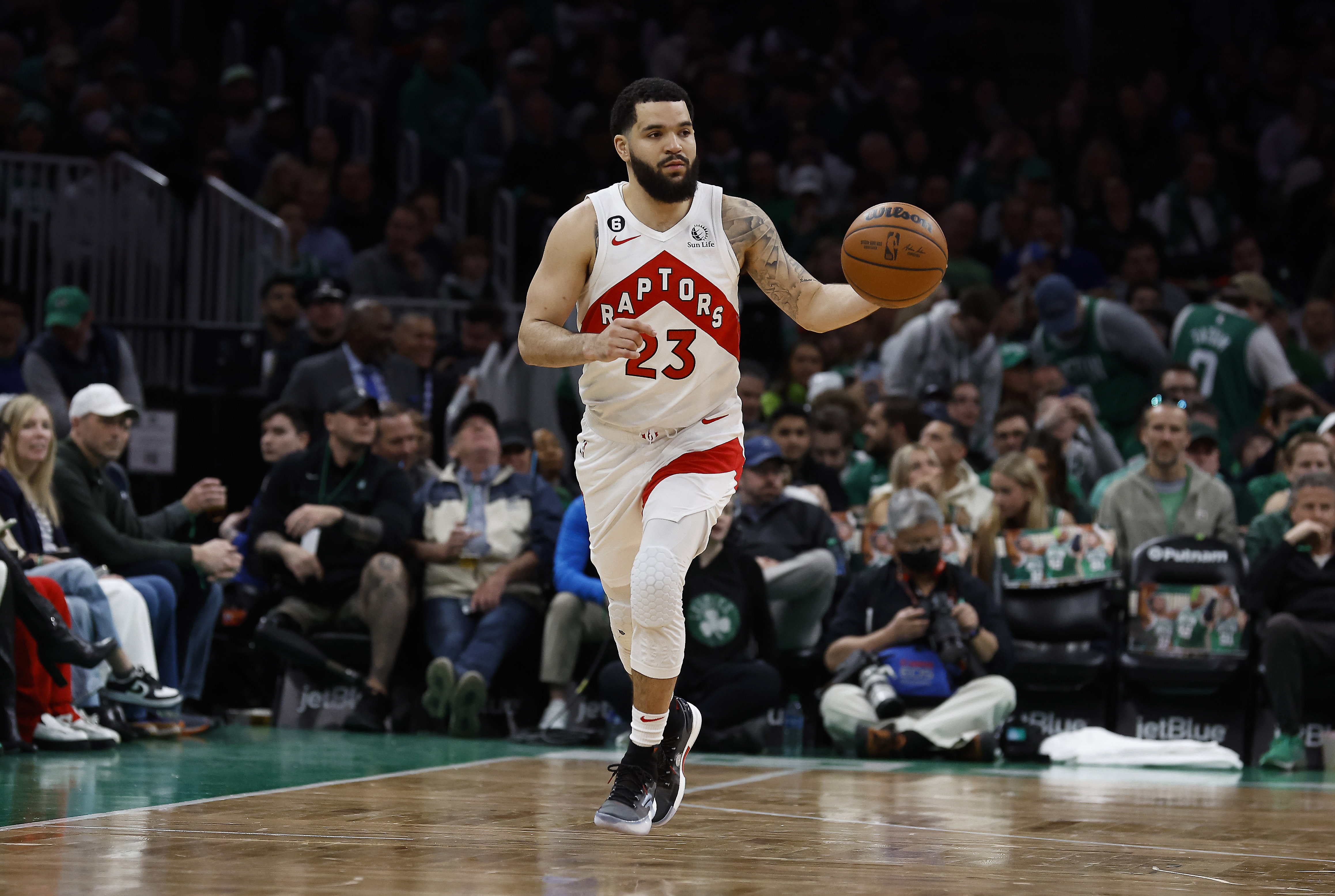 Fred VanVleet Gets Real About Kyrie Irving's Stormy Relationship With The Media: "He's Certainly Made Some Mistakes"