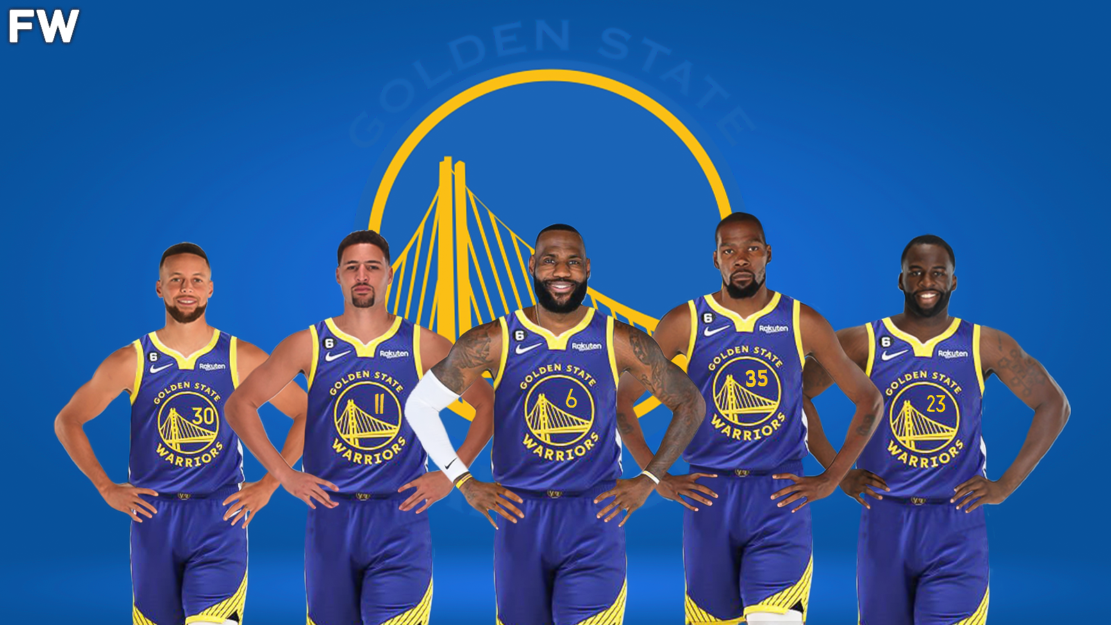 2018 Golden State Warriors with LeBron James