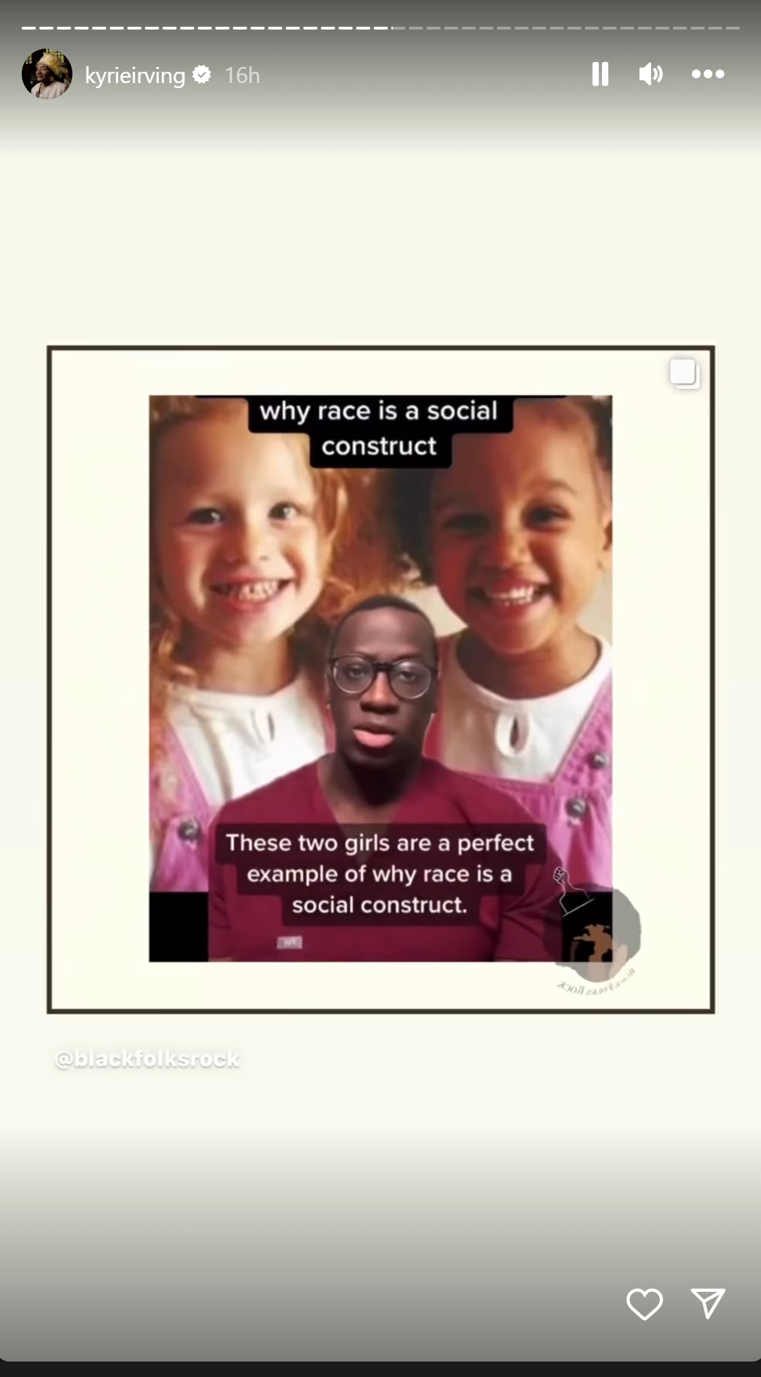 Kyrie Irving Posts A Shocking Video About Black And White Twin Sisters And How The System Treats Them Differently Because Of The Race