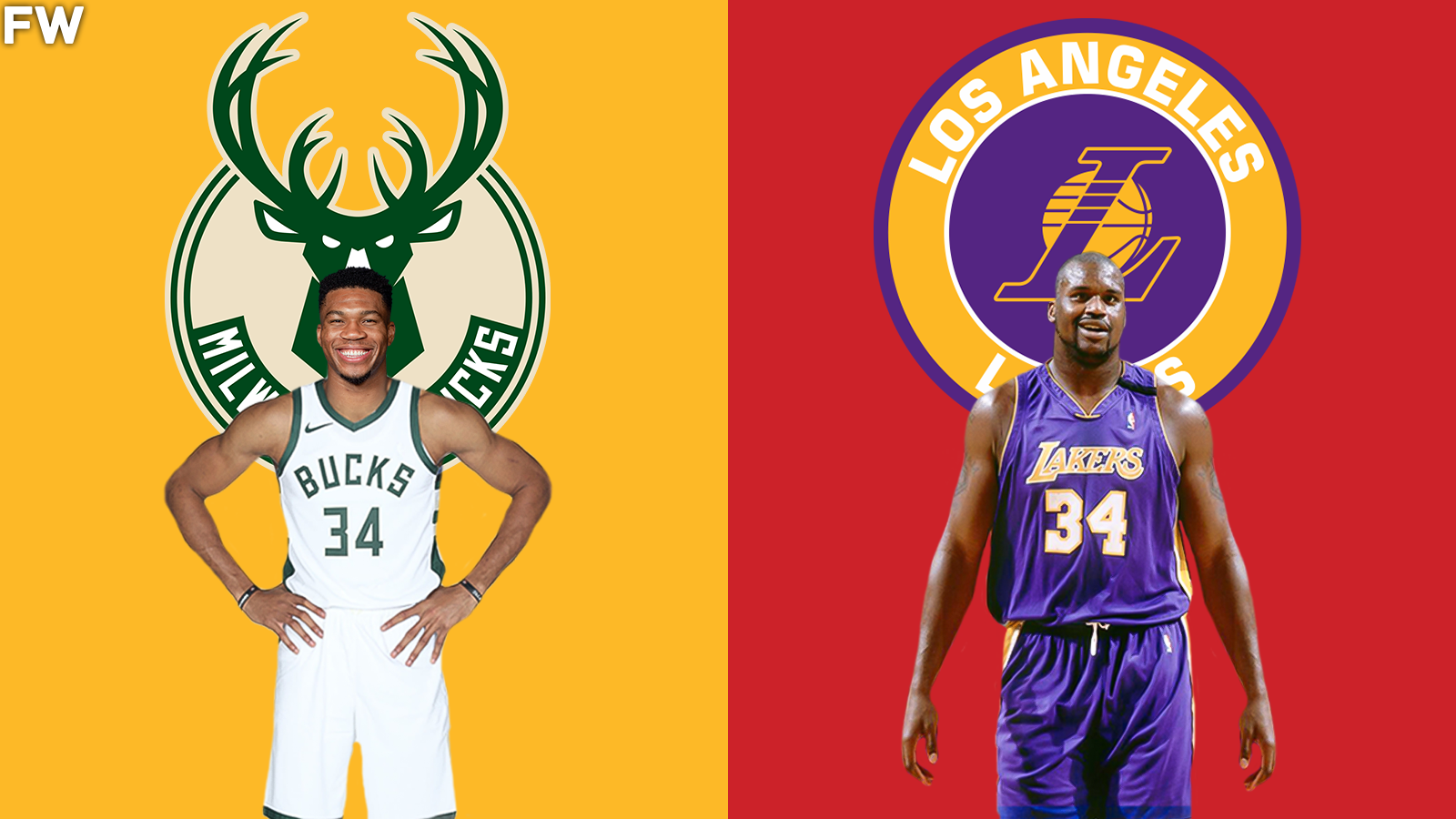 Giannis Antetokounmpo vs. Shaquille O’Neal