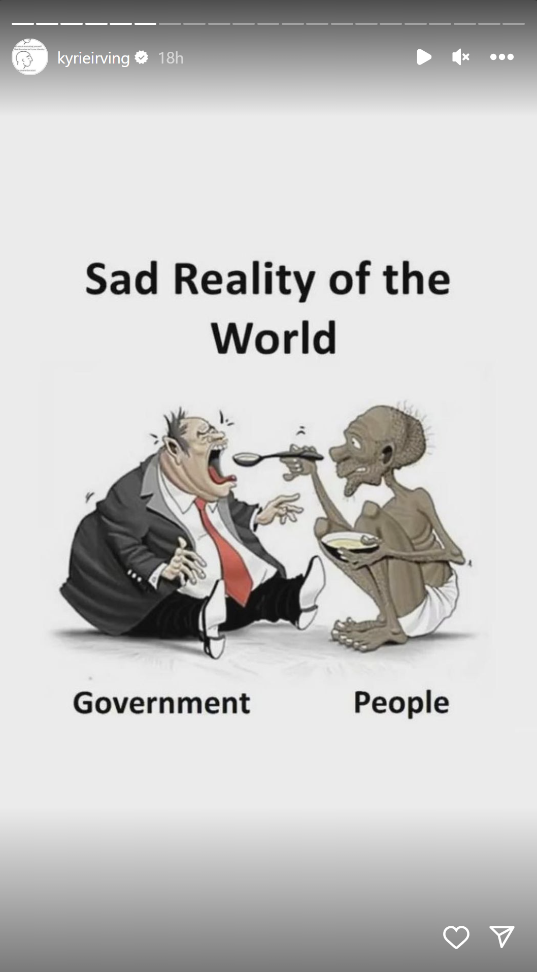 Kyrie Irving Exposes The Lies Of Democracy And Government: "Sad Reality Of The World"