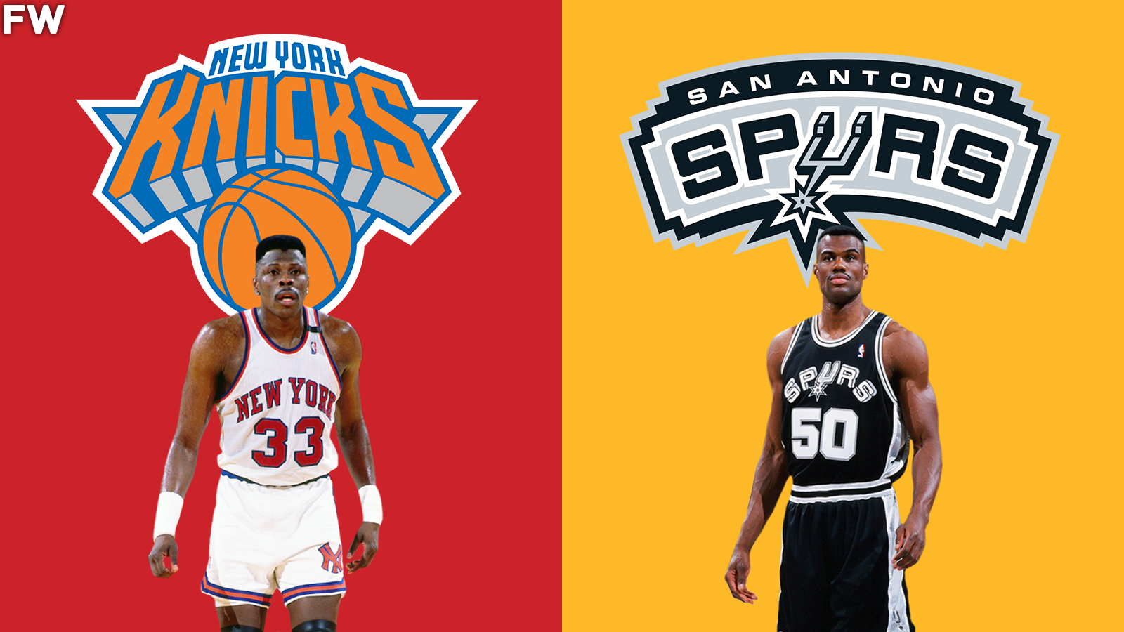 Patrick Ewing vs. David Robinson