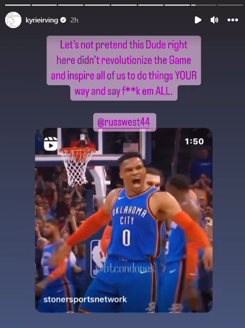 kyrie instagram story