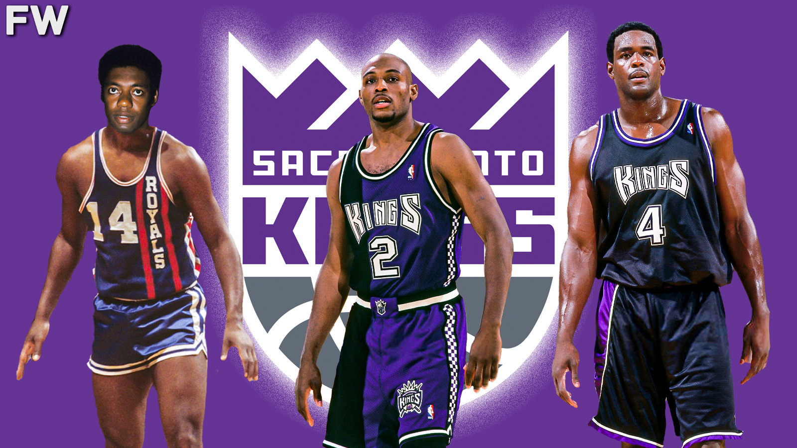 Oscar Robertson, Mitch Richmond, Chris Webber - Sacramento Kings Big 3