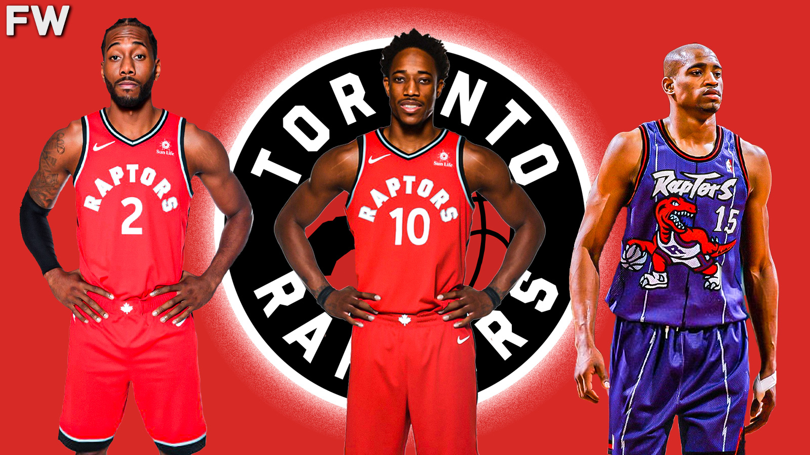 Kawhi Leonard, DeMar DeRozan, Vince Carter - Toronto Raptors Big 3