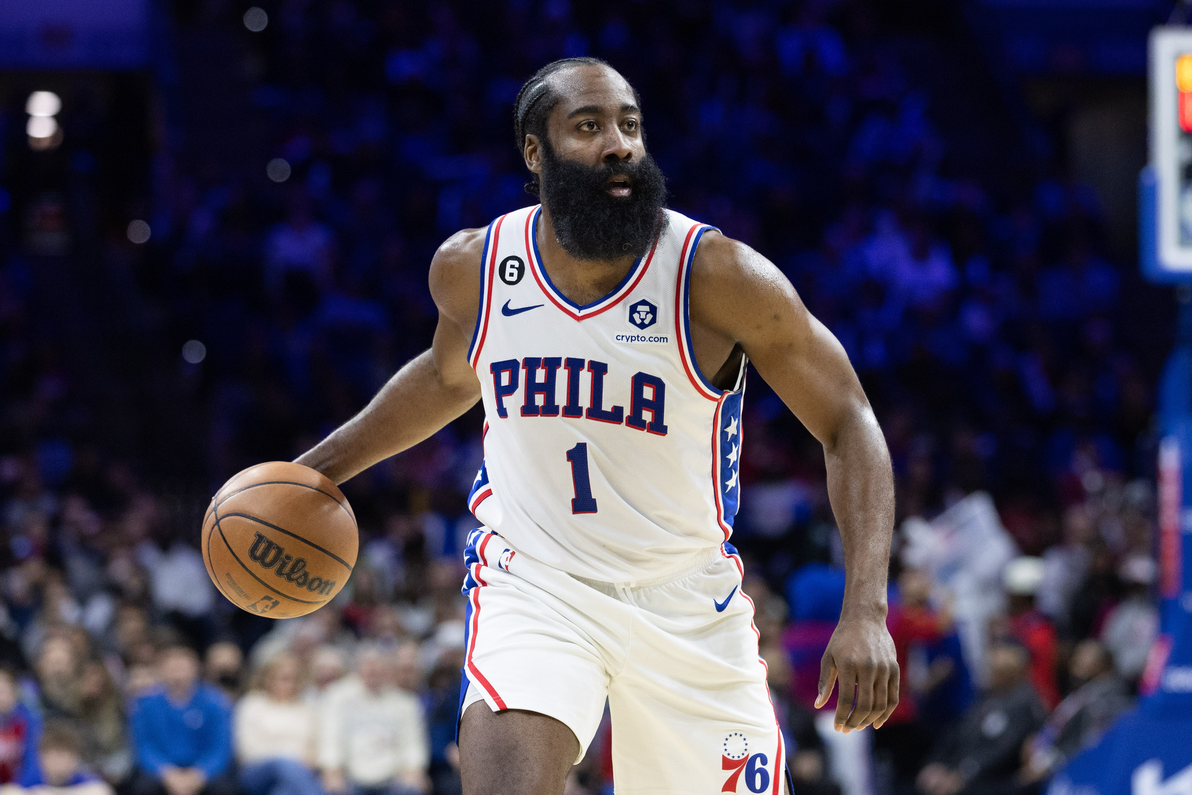 James Harden Shares Cryptic Photo Of A Fat Suit Amid Sixers Feud