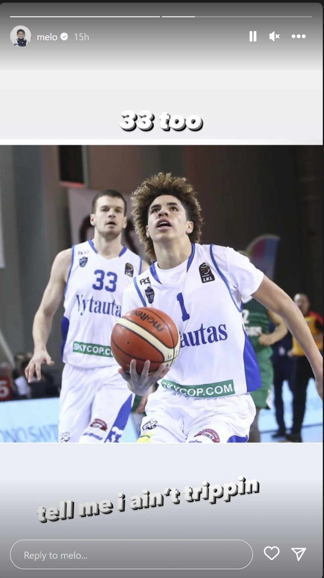 LaMelo Ball Lithuania