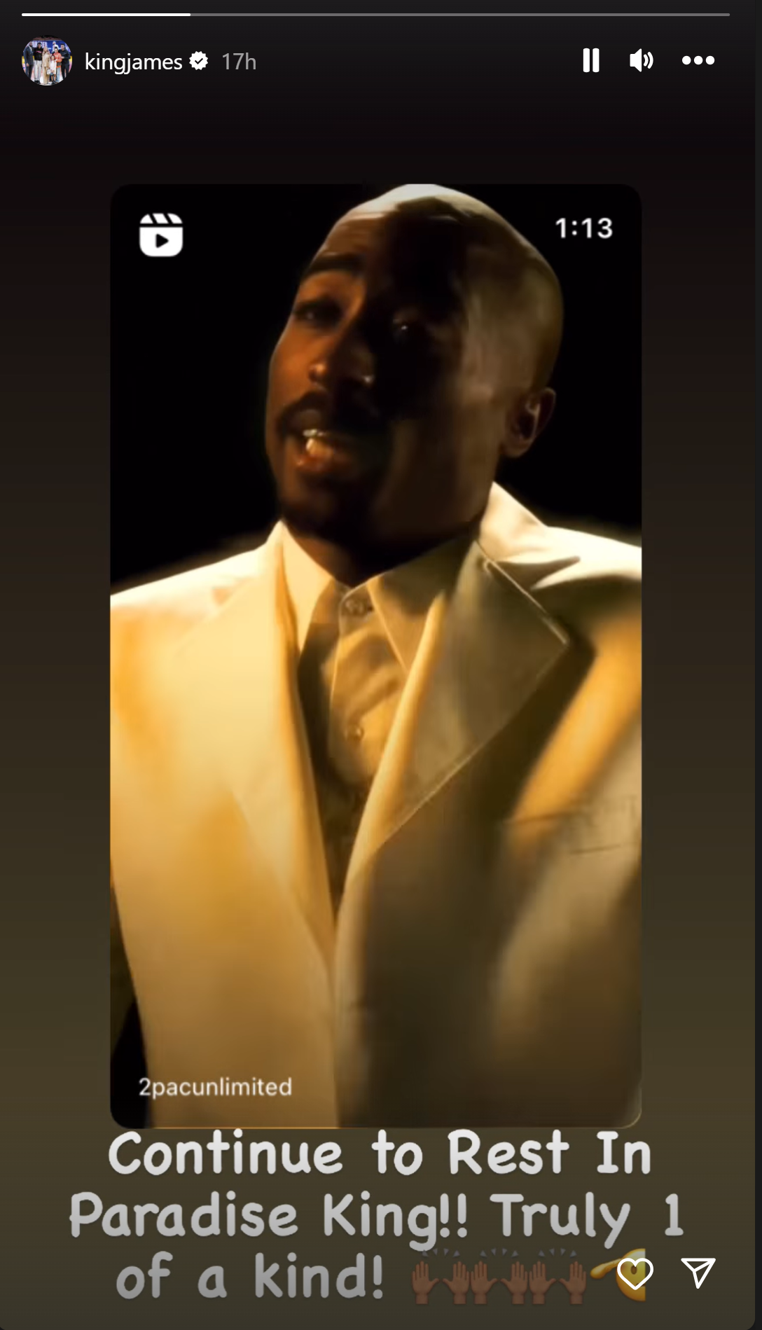 LeBron James Posts Emotional Message About Tupac On His Death Anniversary