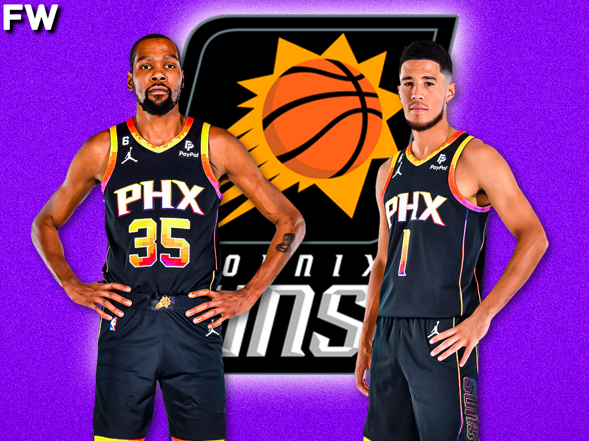 Kevin Durant and Devin Booker