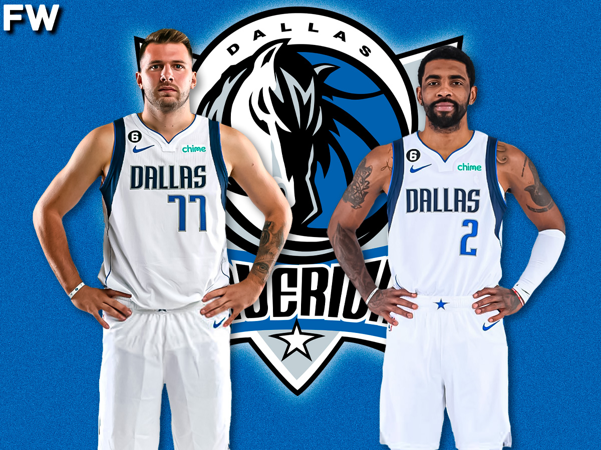 Luka Doncic and Kyrie Irving