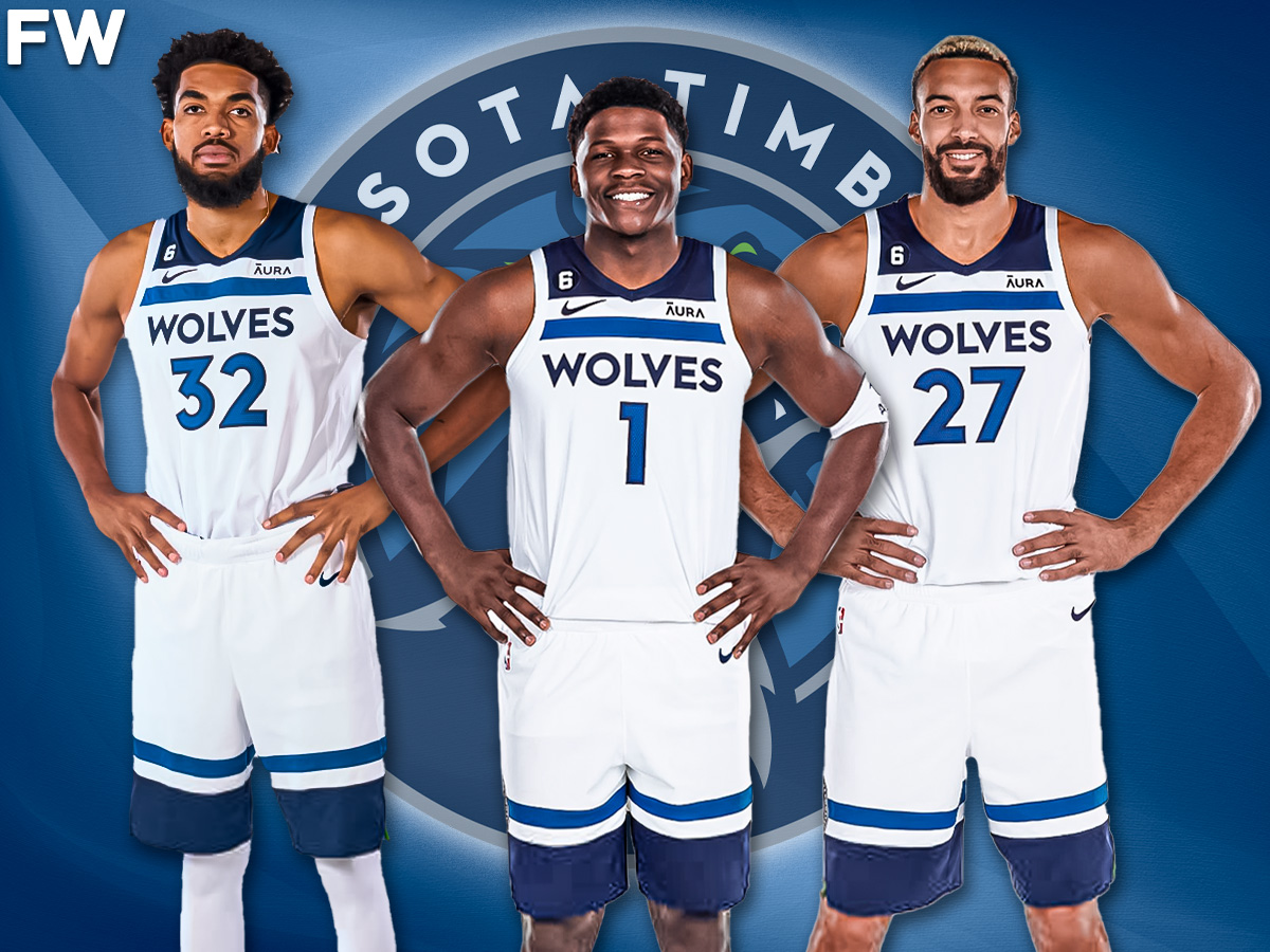 Karl-Anthony Towns, Anthony Edwards, And Rudy Gobert