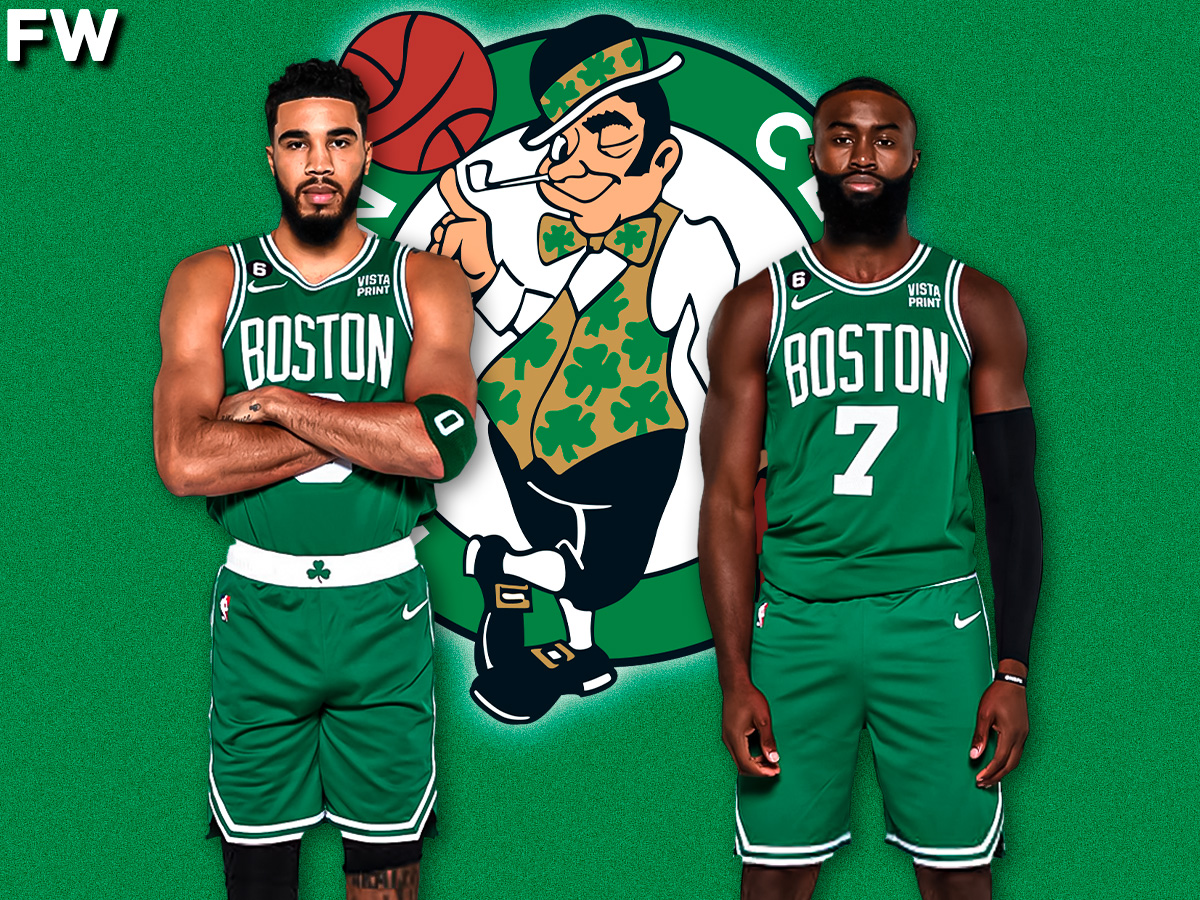 Jayson Tatum and Jaylen Brown