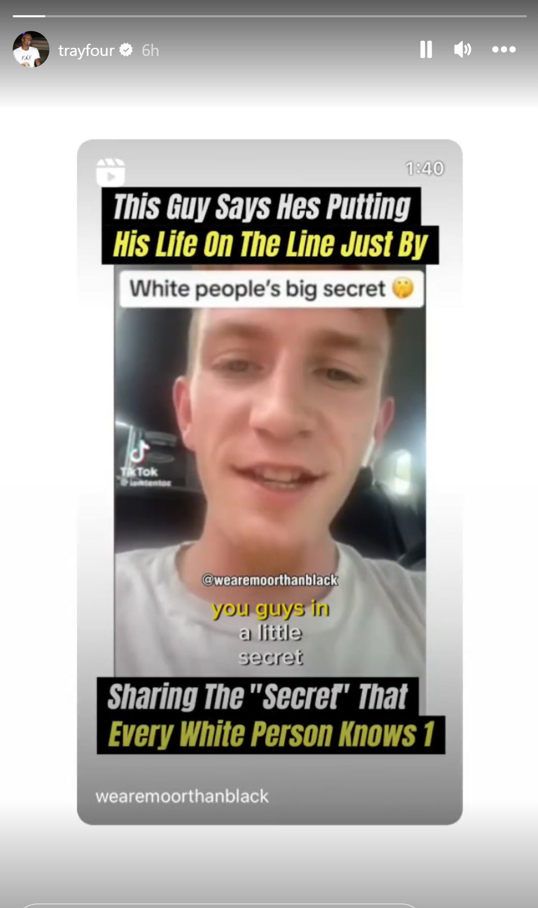Ray Allen Shares A Video Of A Guy Who Reveals The Secret That Every White Person Knows