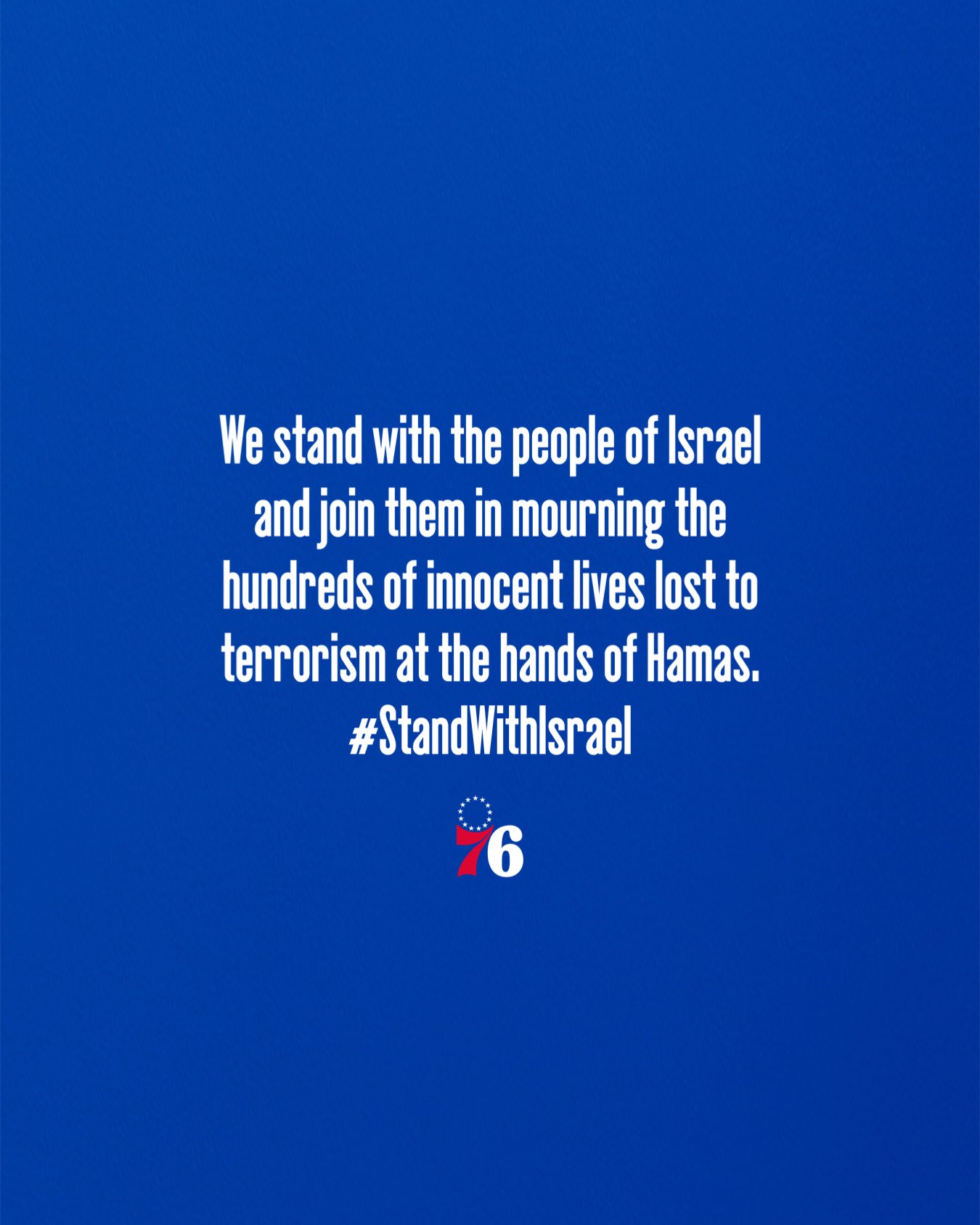 Philadelphia 76ers Israel Hamas