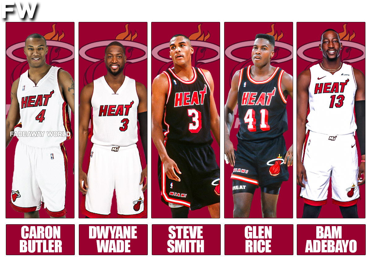 Caron Butler, Dwyane Wade, Steve Smith, Glen Rice, Bam Adebayo