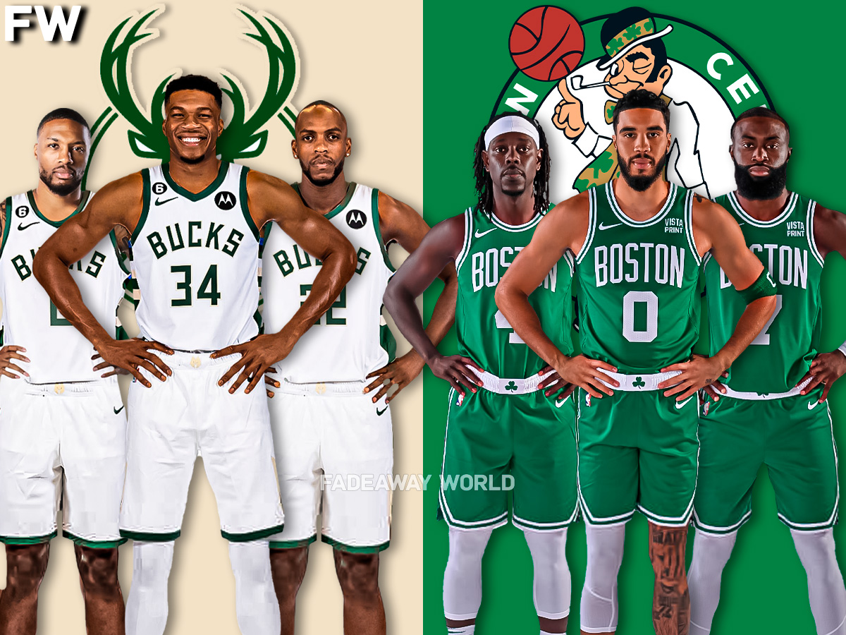 The Milwaukee Bucks vs. the Boston Celtics