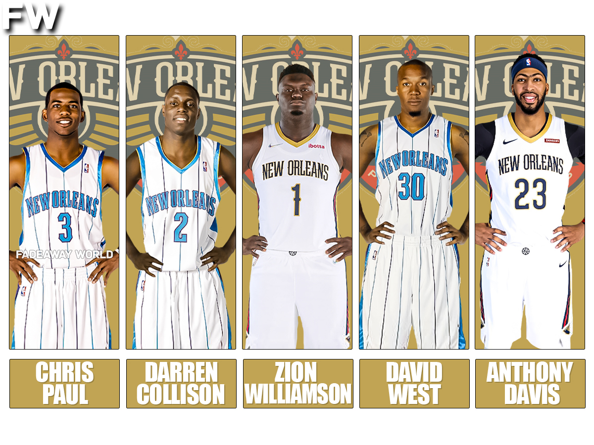 Chris Paul, Darren Collison, Zion Williamson, David West, Anthony Davis