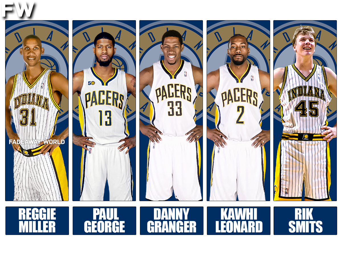 Reggie Miller, Paul George, Danny Granger, Kawhi Leonard, Rik Smits