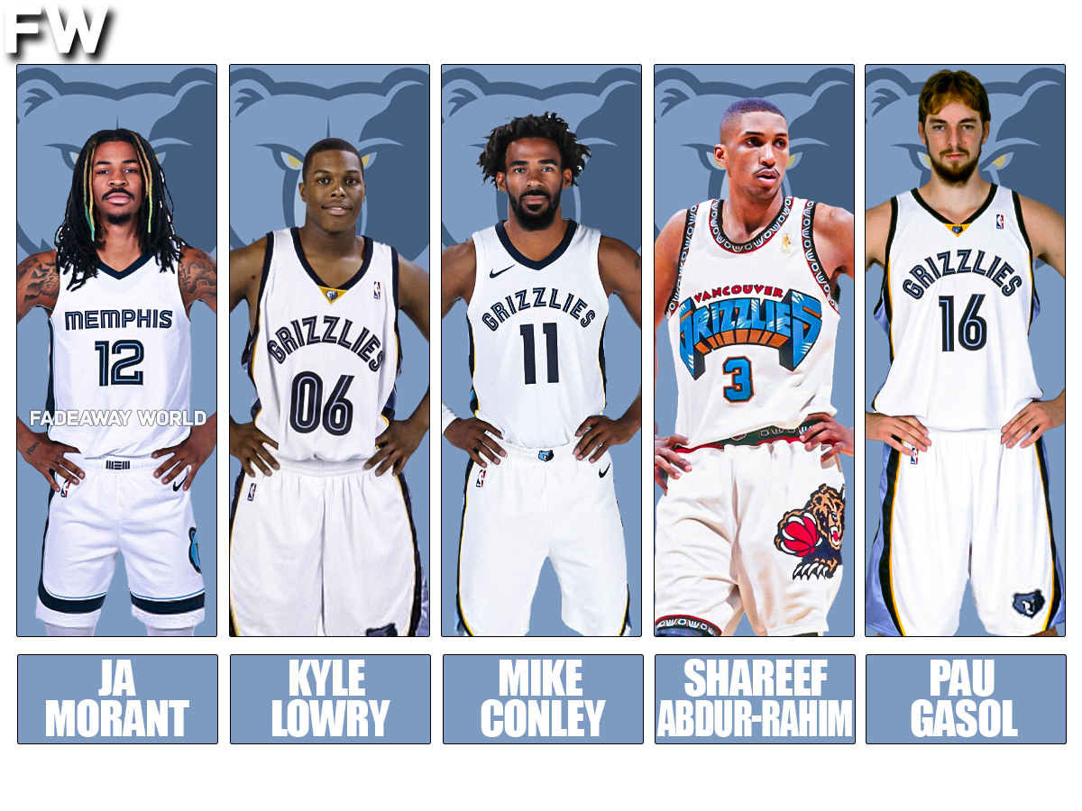Ja Morant, Kyle Lowry, Mike Conley, Shareef Abdur-Rahim, Pau Gasol