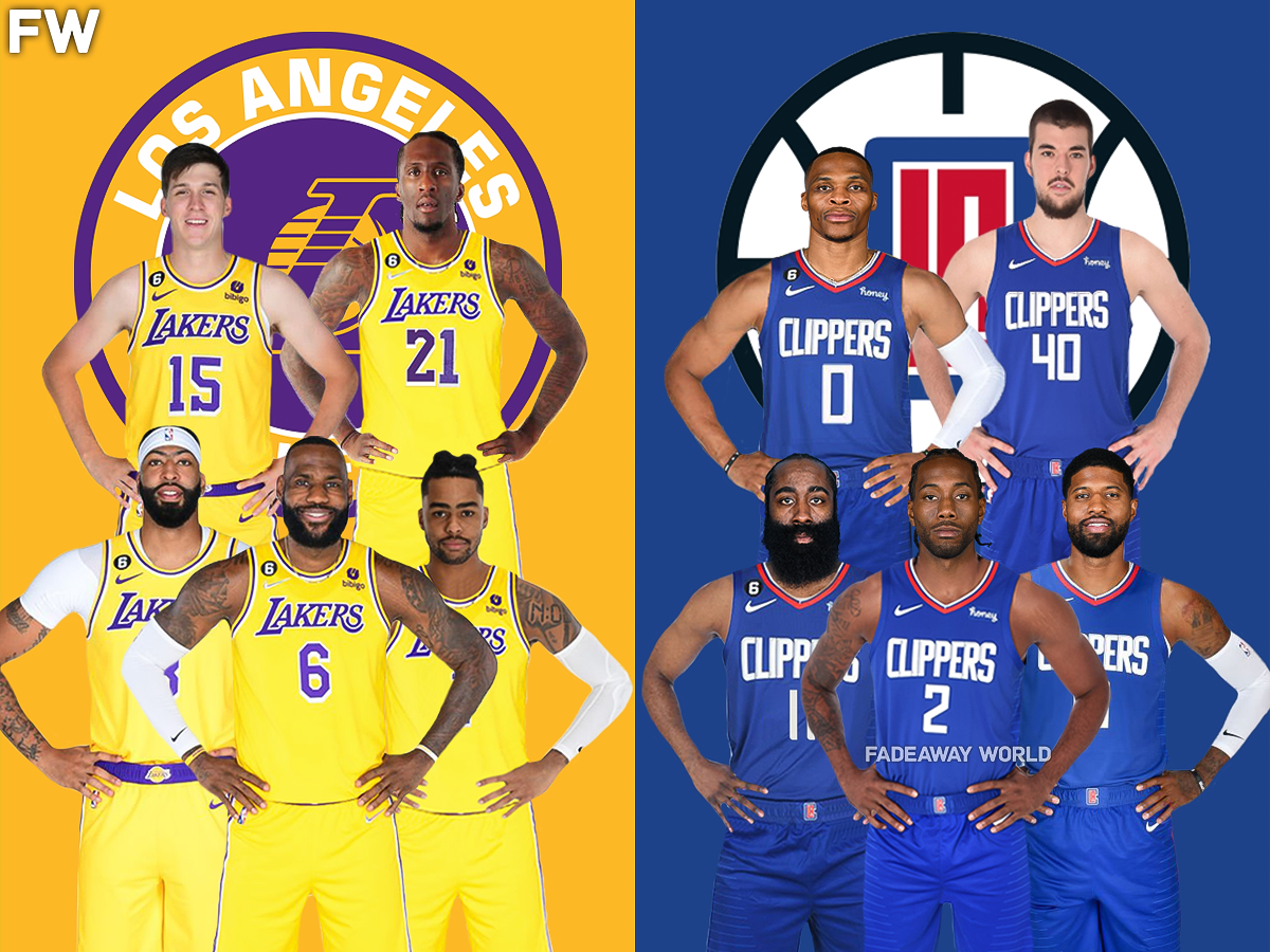 2023-24 Lakers vs. 2023-24 Clippers Starting Lineups
