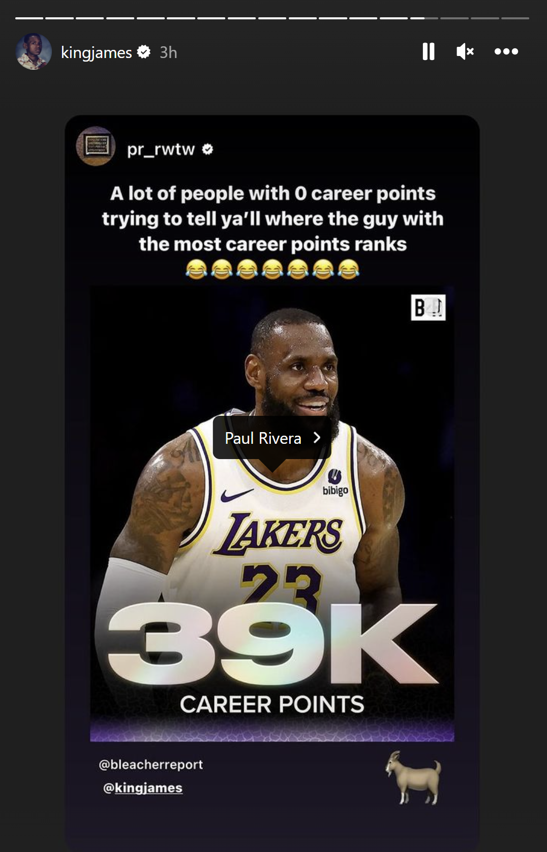 LeBron James Posts A Savage Message To His Haters After Reaching 39K Points