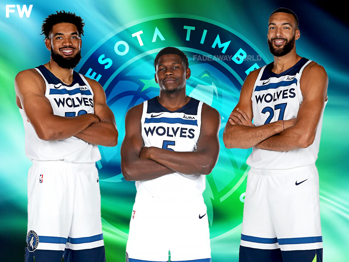 Anthony Edwards Hilariously Calls Karl-Anthony Towns And Rudy Gobert As His 7-Foot Sons