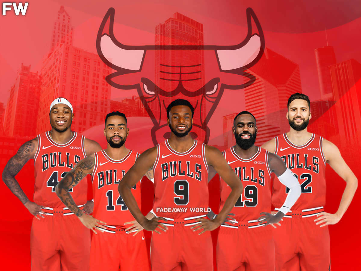 Andrew Wiggins, Tim Hardaway Jr., D’Angelo Russell, Richaun Holmes, Maxi Kleber - Chicago Bulls