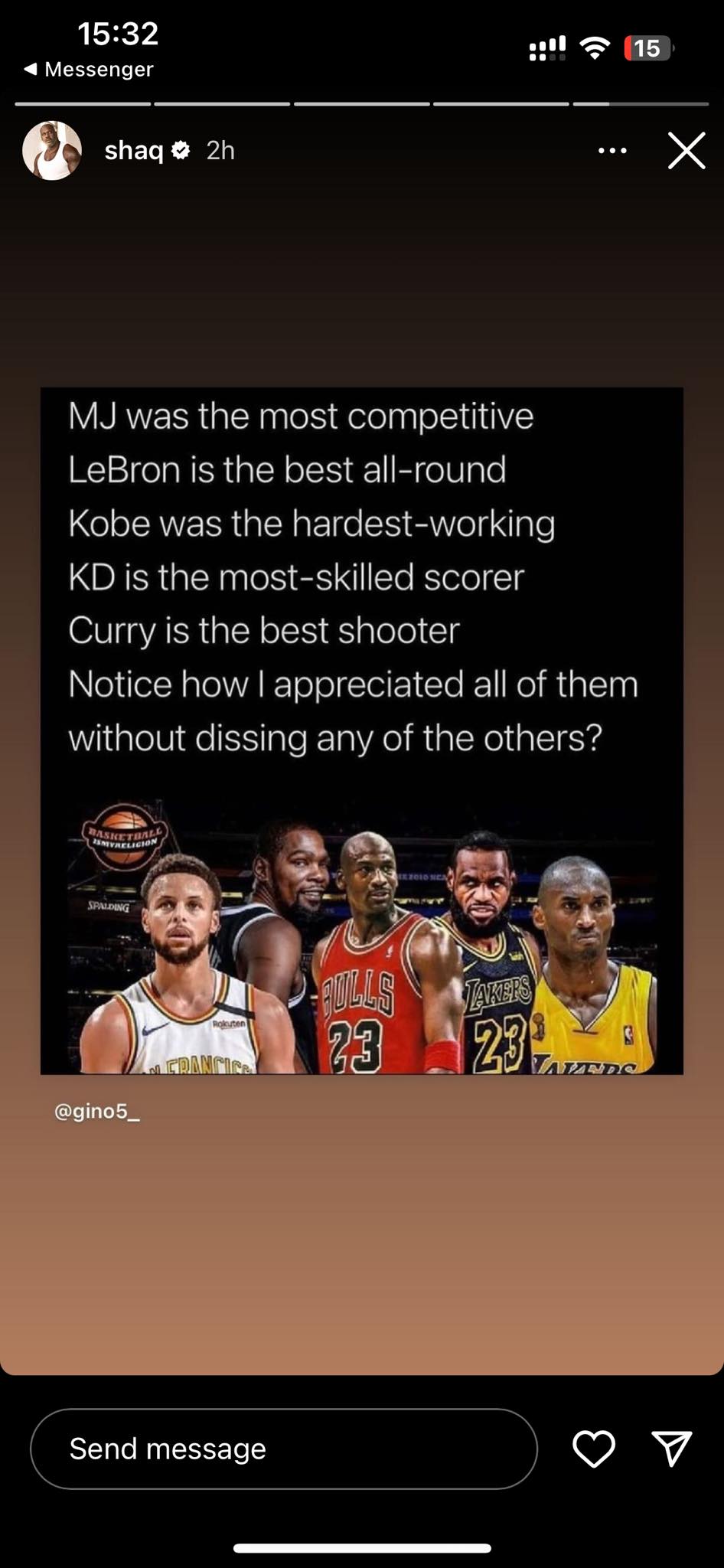 Shaquille O'Neal Instagram