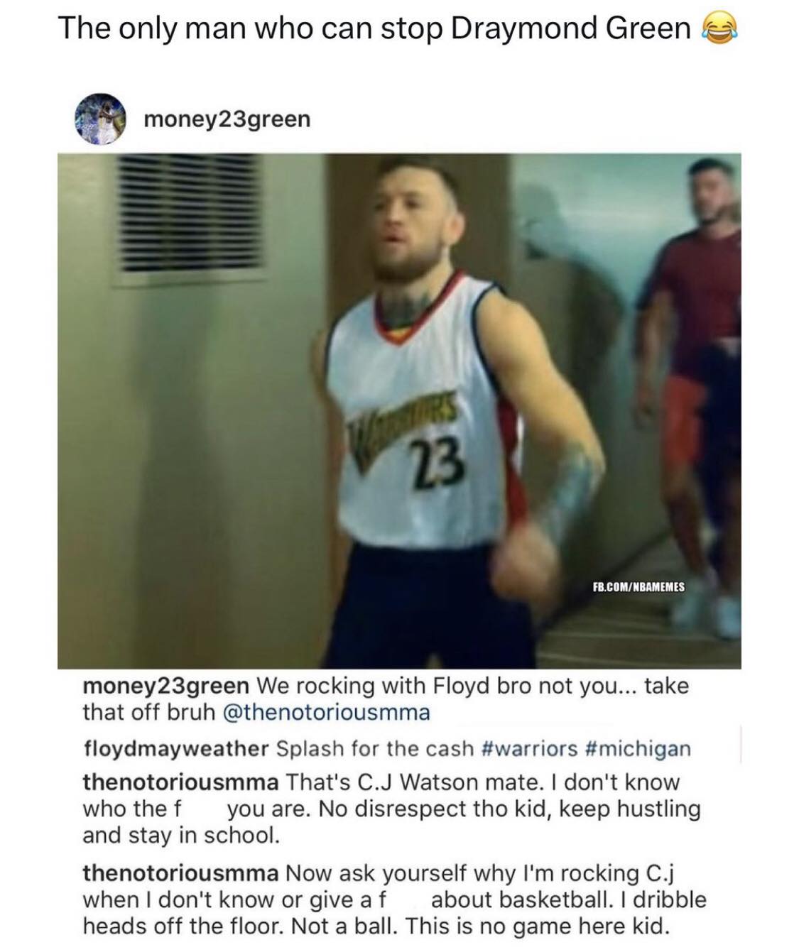 Draymond Green Conor McGregor