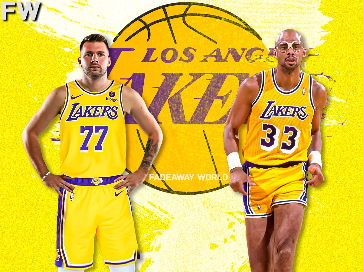 Luka Doncic and Kareem Abdul-Jabbar