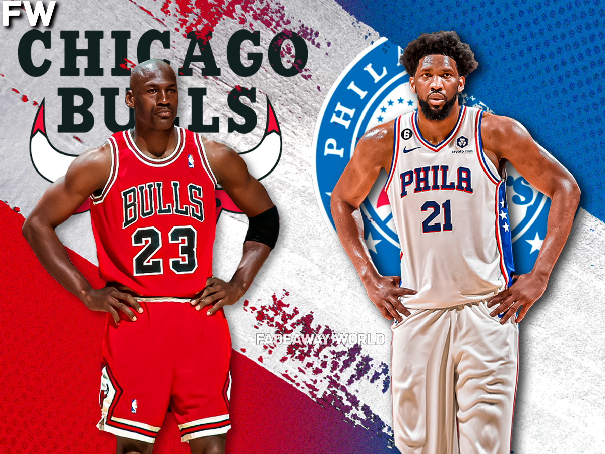 Michael Jordan and Joel Embiid