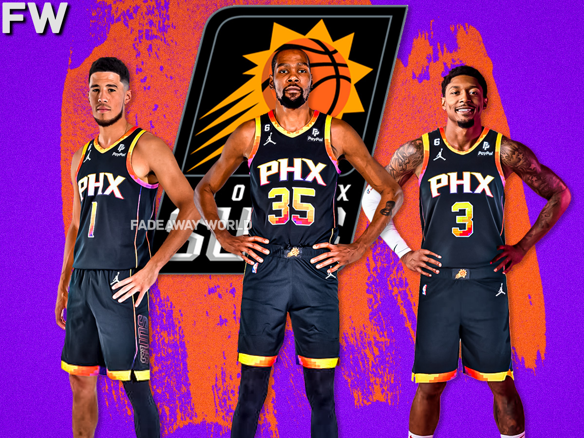 Kevin Durant, Devin Booker, and Bradley Beal